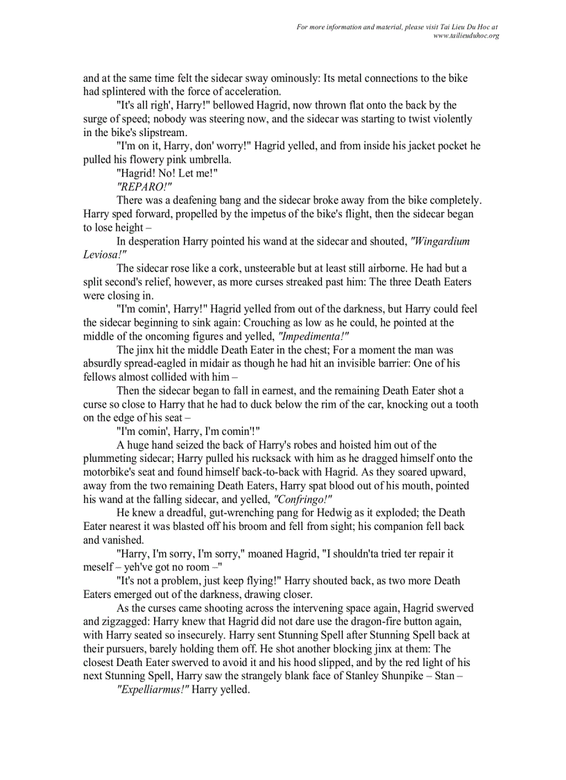 image for page Harry Poster 7 English