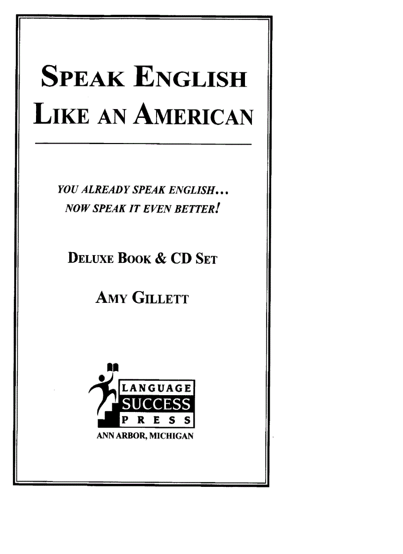 image for page Speak english like American