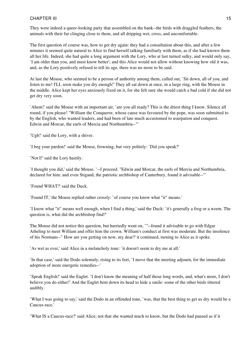 image for page Alice in Wonderland