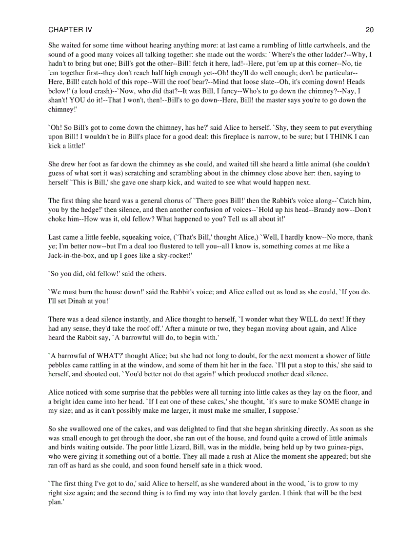 image for page Alice in Wonderland