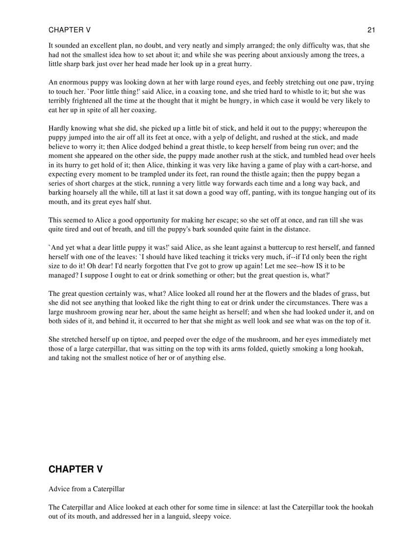 image for page Alice in Wonderland