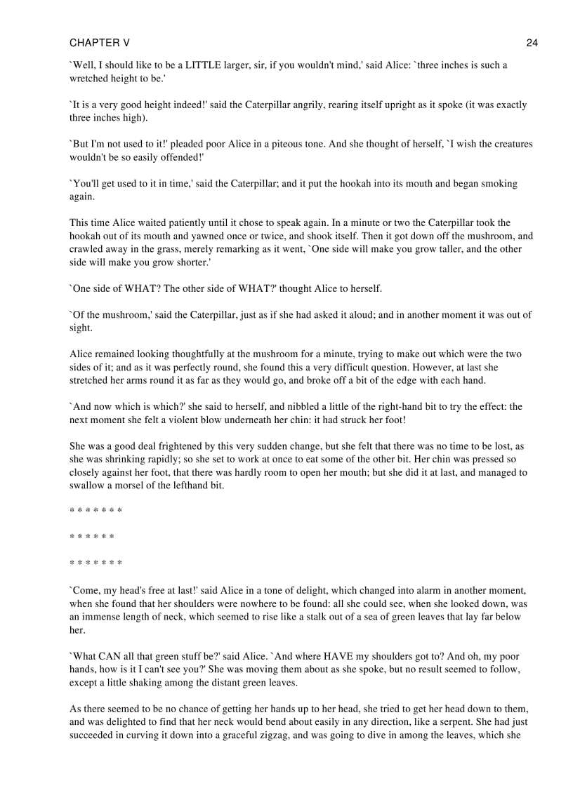 image for page Alice in Wonderland