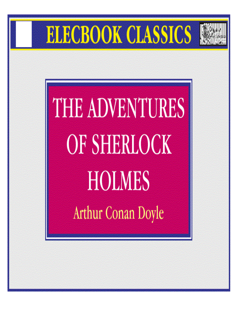 The adventures of sherlock holmes