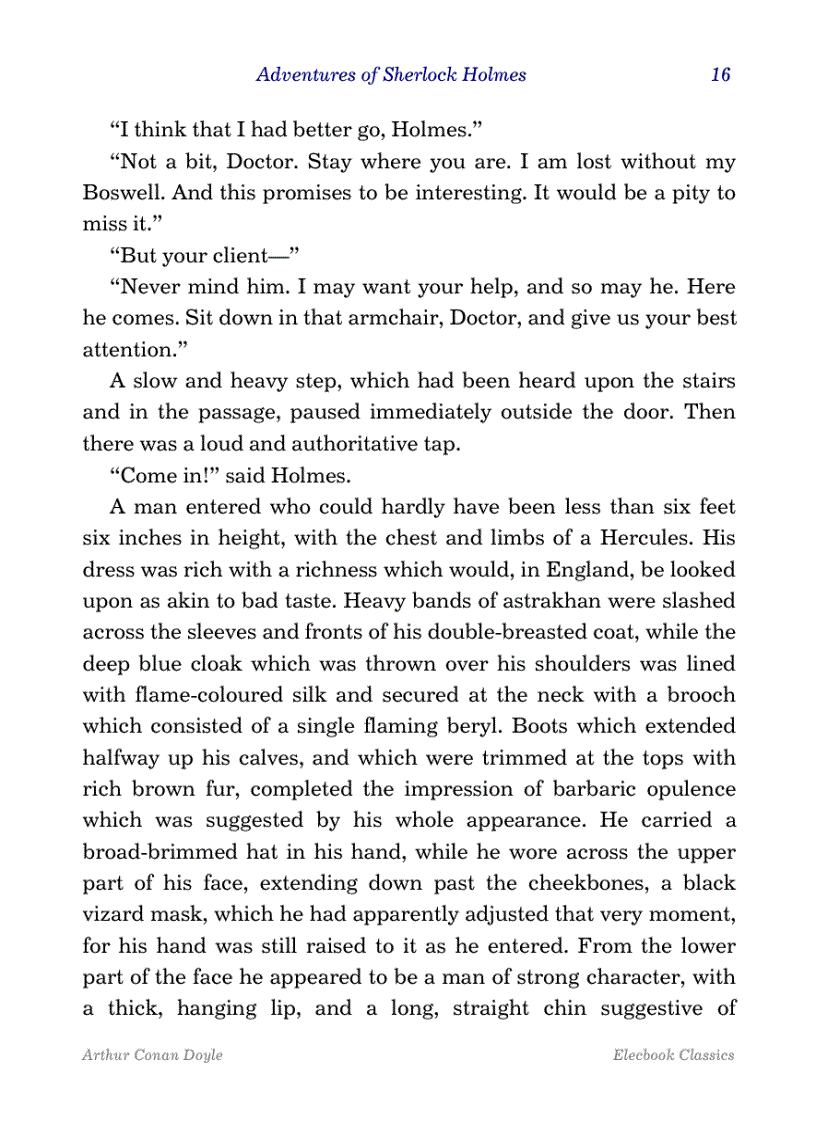 image for page The adventures of sherlock holmes