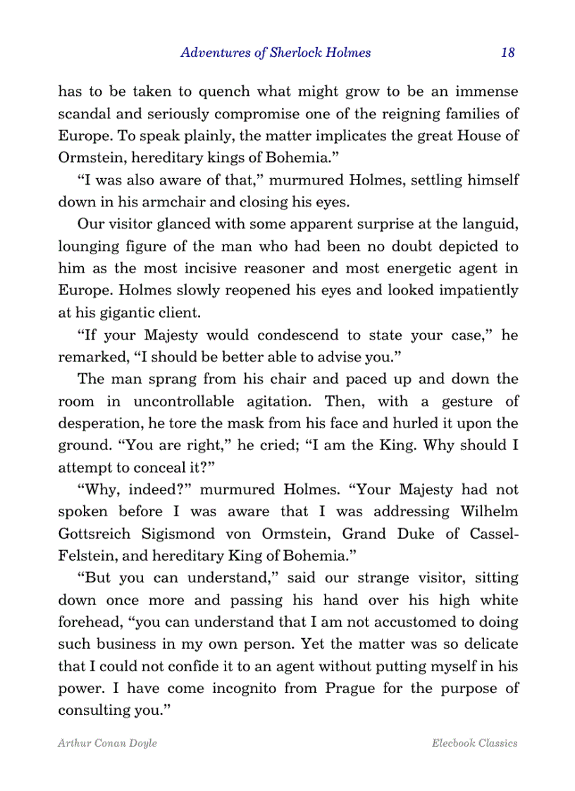 image for page The adventures of sherlock holmes