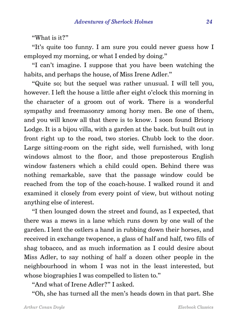 image for page The adventures of sherlock holmes