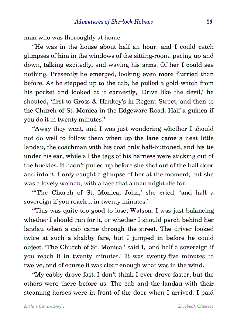 image for page The adventures of sherlock holmes