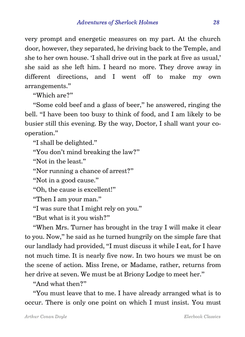 image for page The adventures of sherlock holmes