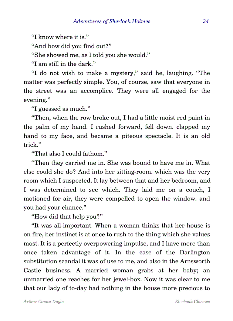 image for page The adventures of sherlock holmes