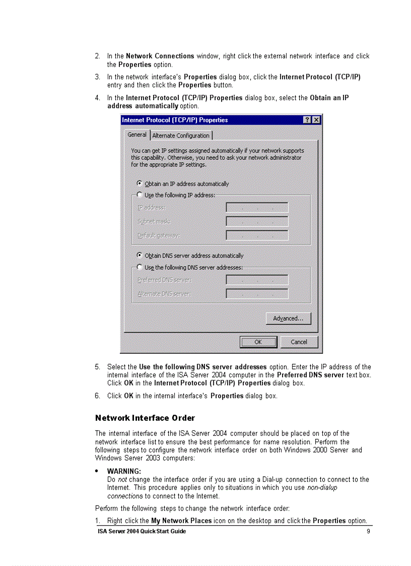 image for page ISA Server 2004 Quick Start Guide