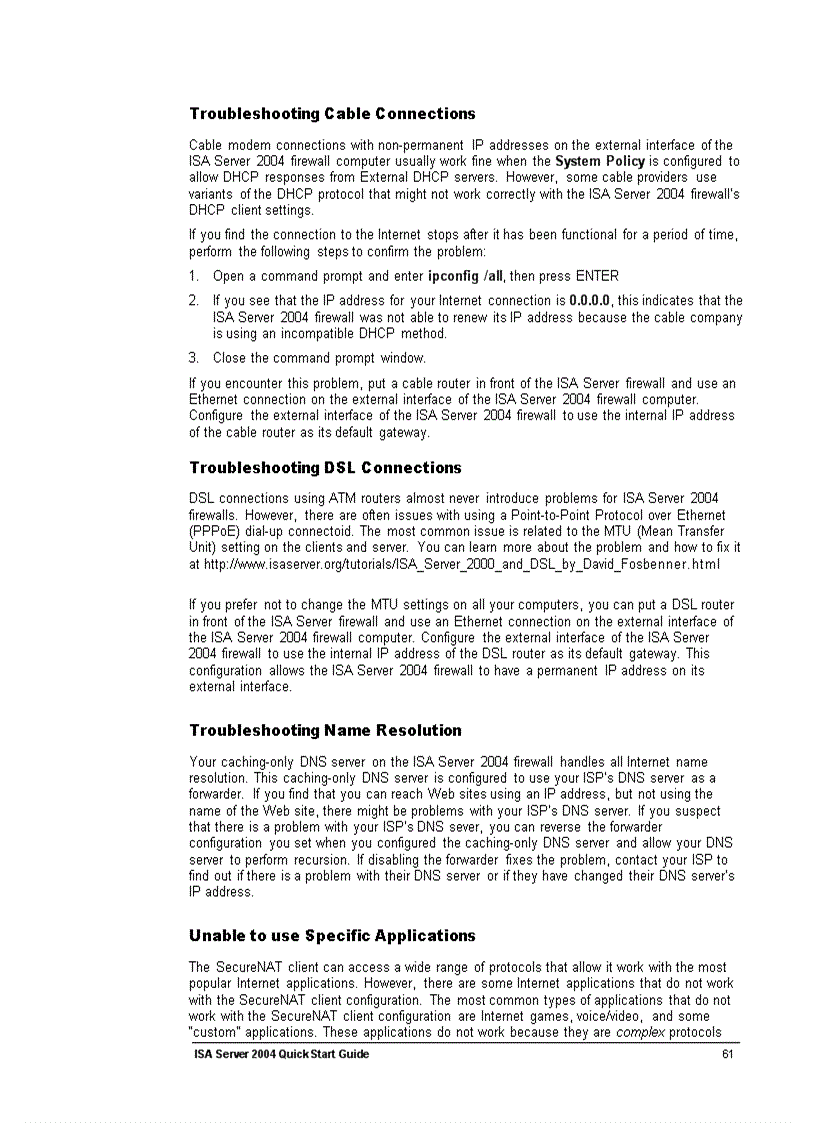 image for page ISA Server 2004 Quick Start Guide