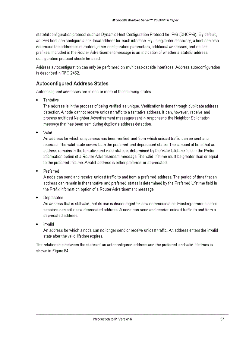 image for page Introduction to IP Version 6