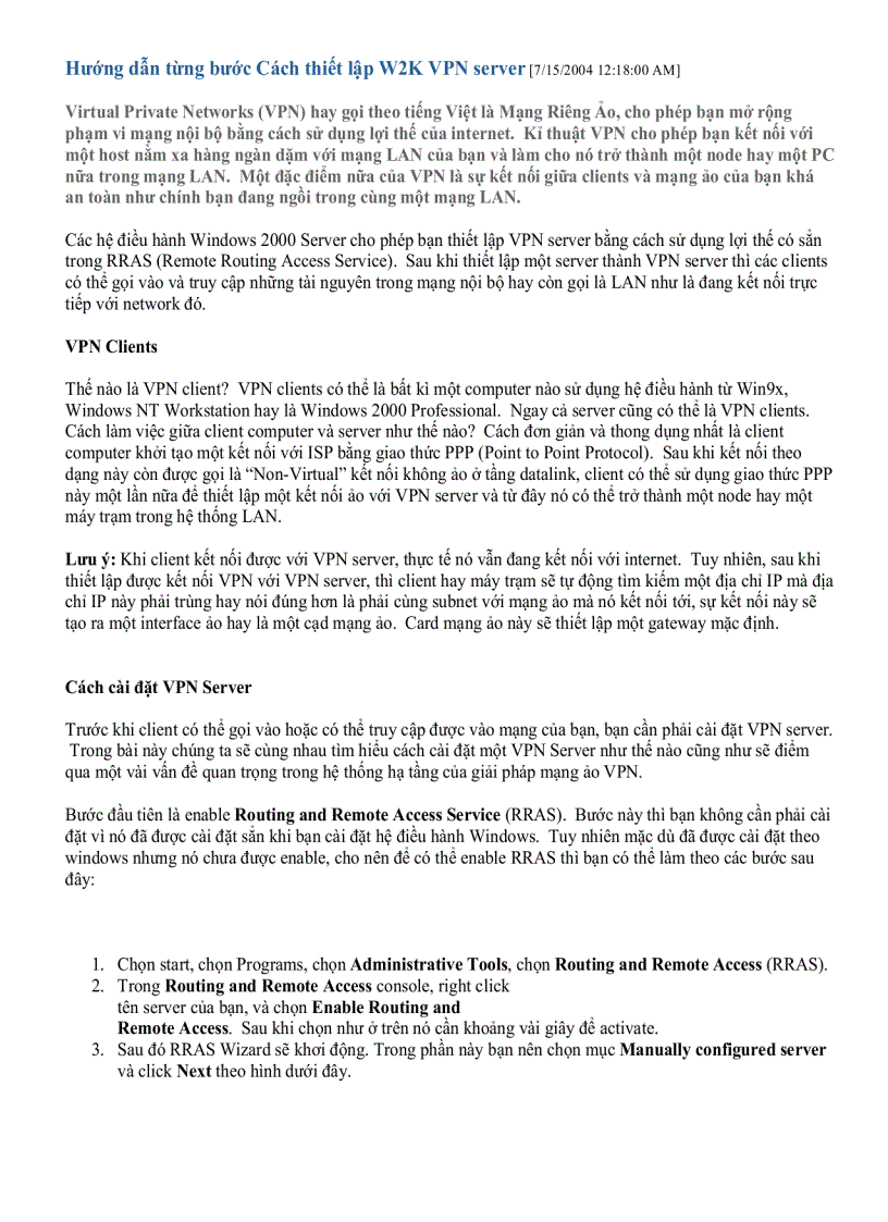 image for page Thiết lập VPN