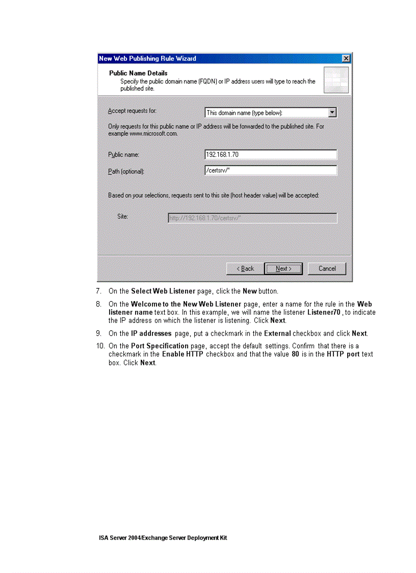 image for page ISA Server 2004 Exchange Server Deployment Kit