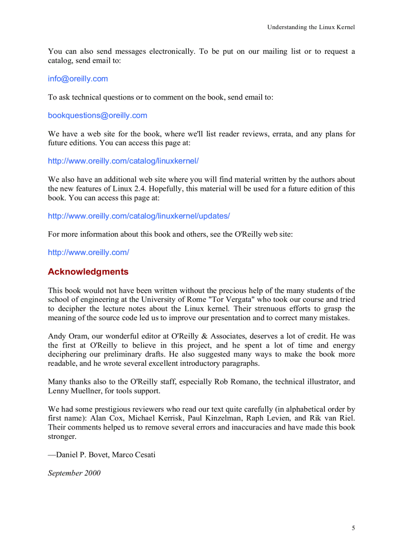image for page Understanding the Linux Kernel