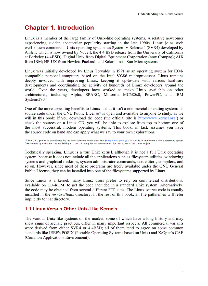 image for page Understanding the Linux Kernel