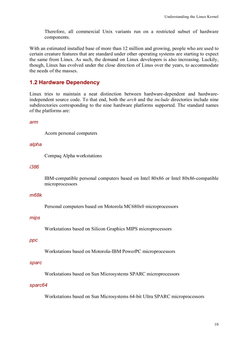 image for page Understanding the Linux Kernel