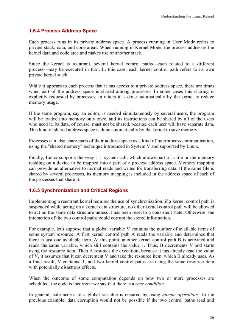 image for page Understanding the Linux Kernel
