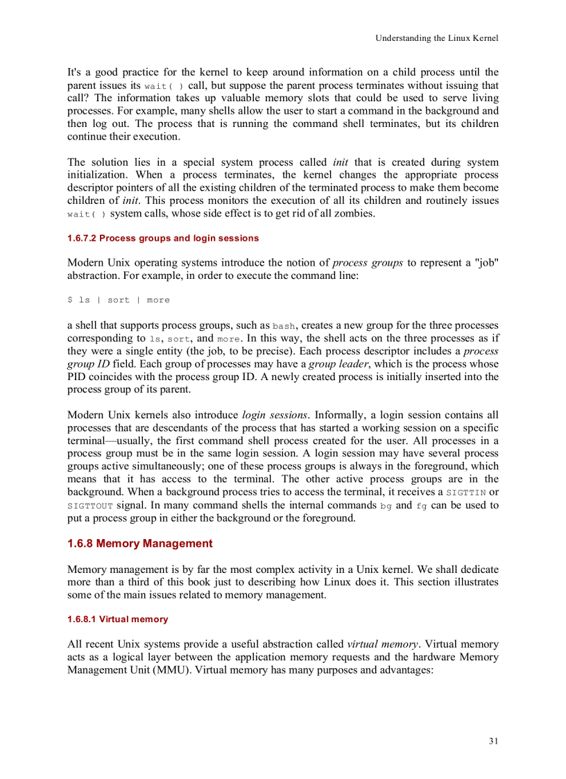 image for page Understanding the Linux Kernel