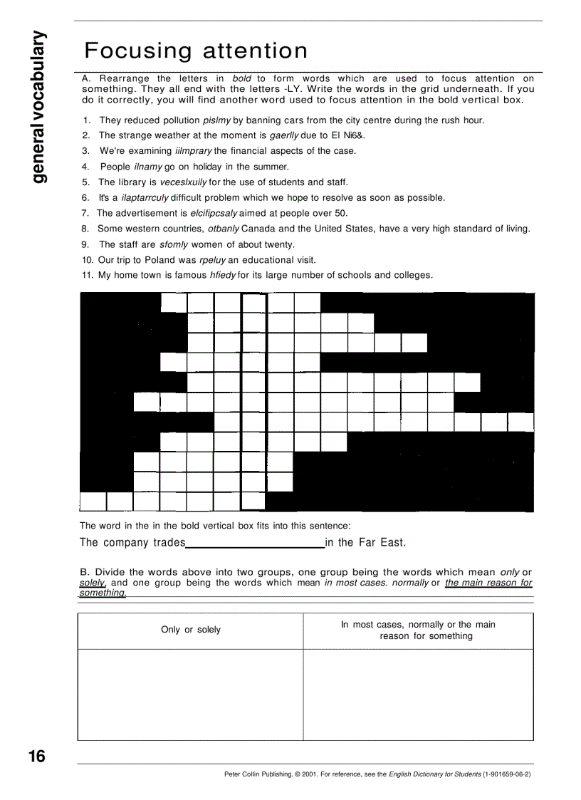 image for page Check your Vocabulary for IELTS