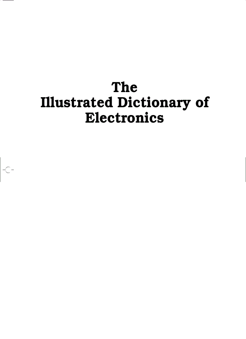 Từ điển chuyên ngành điện tử