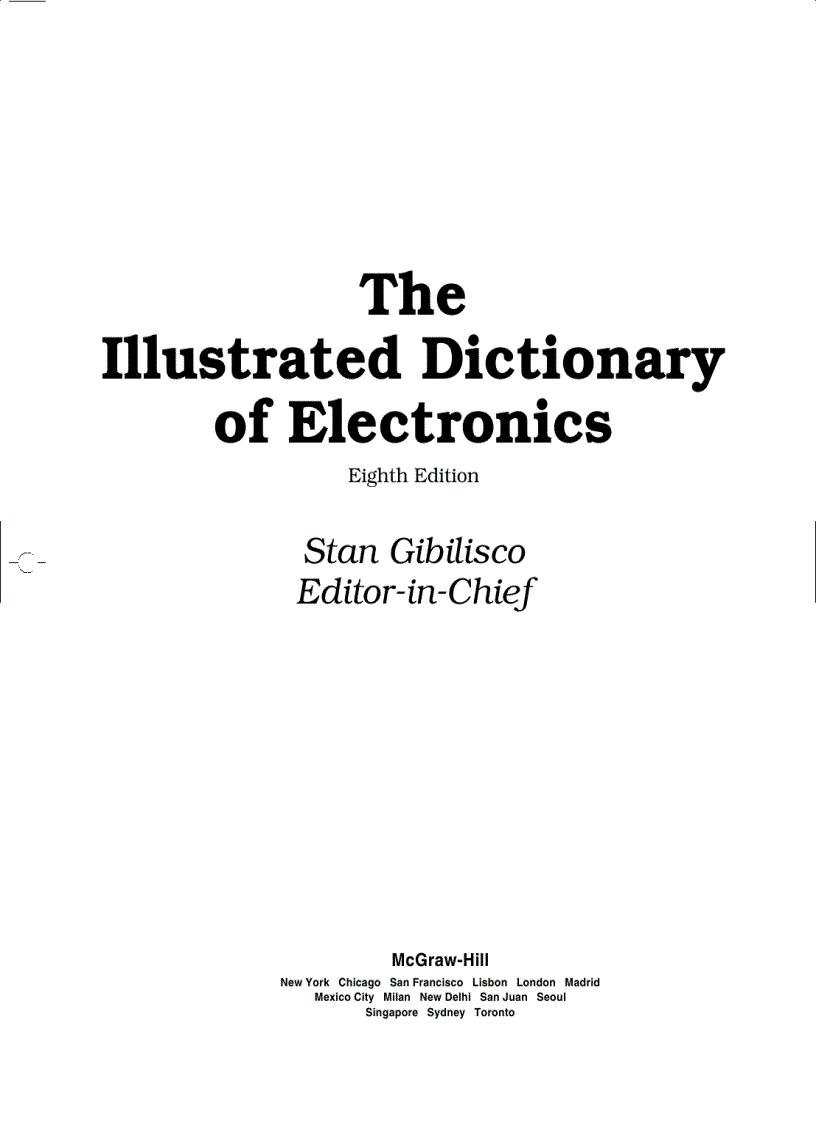 Từ điển chuyên ngành điện tử