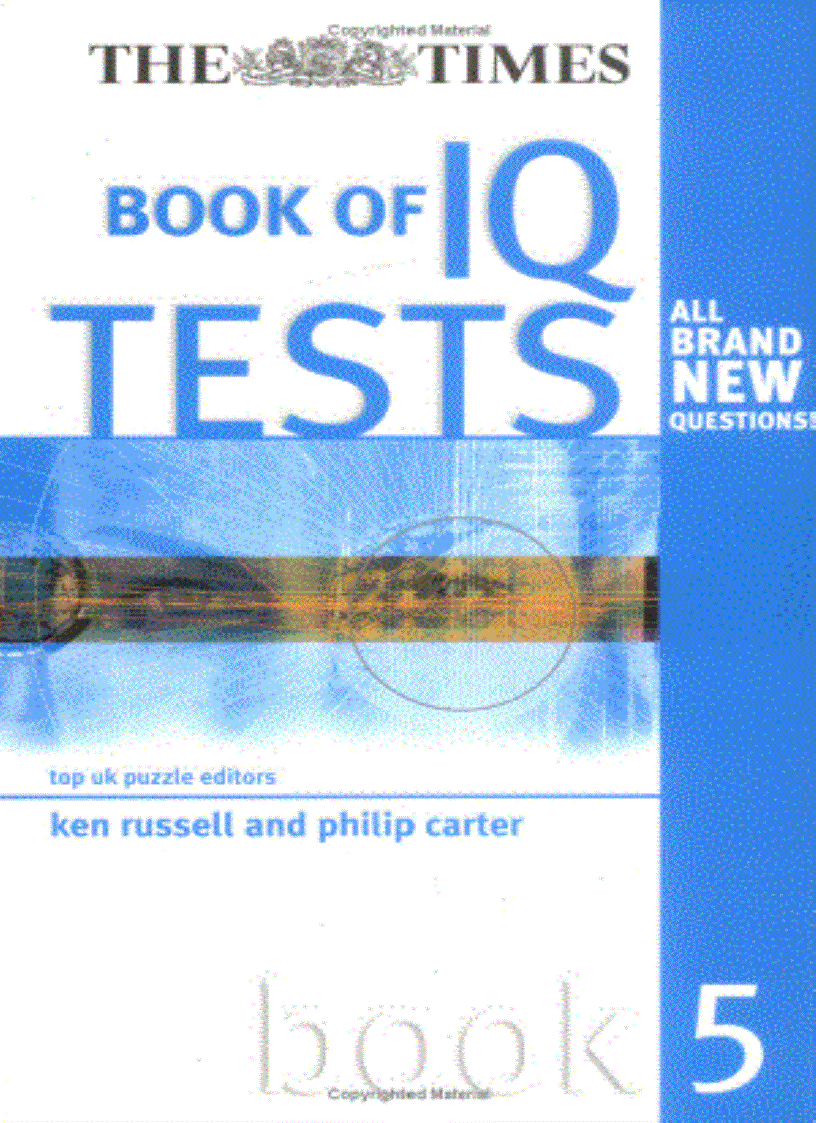 Book of IQ test