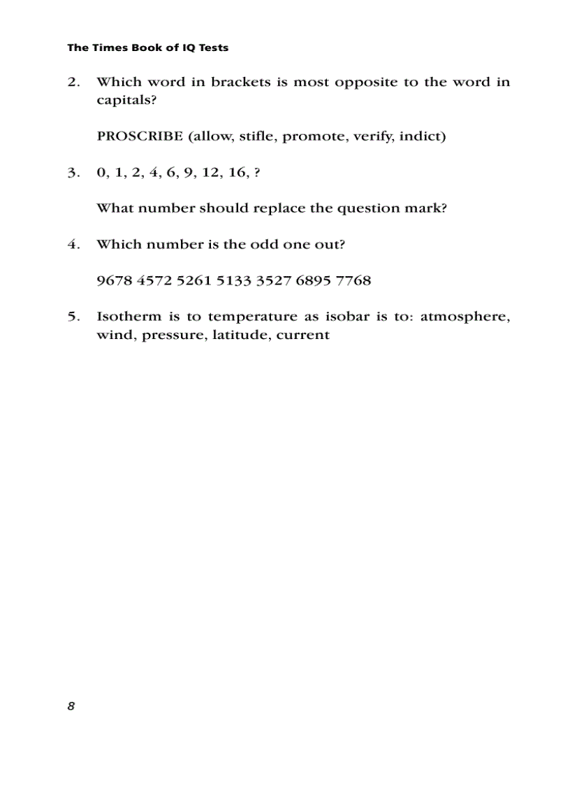 image for page Book of IQ test