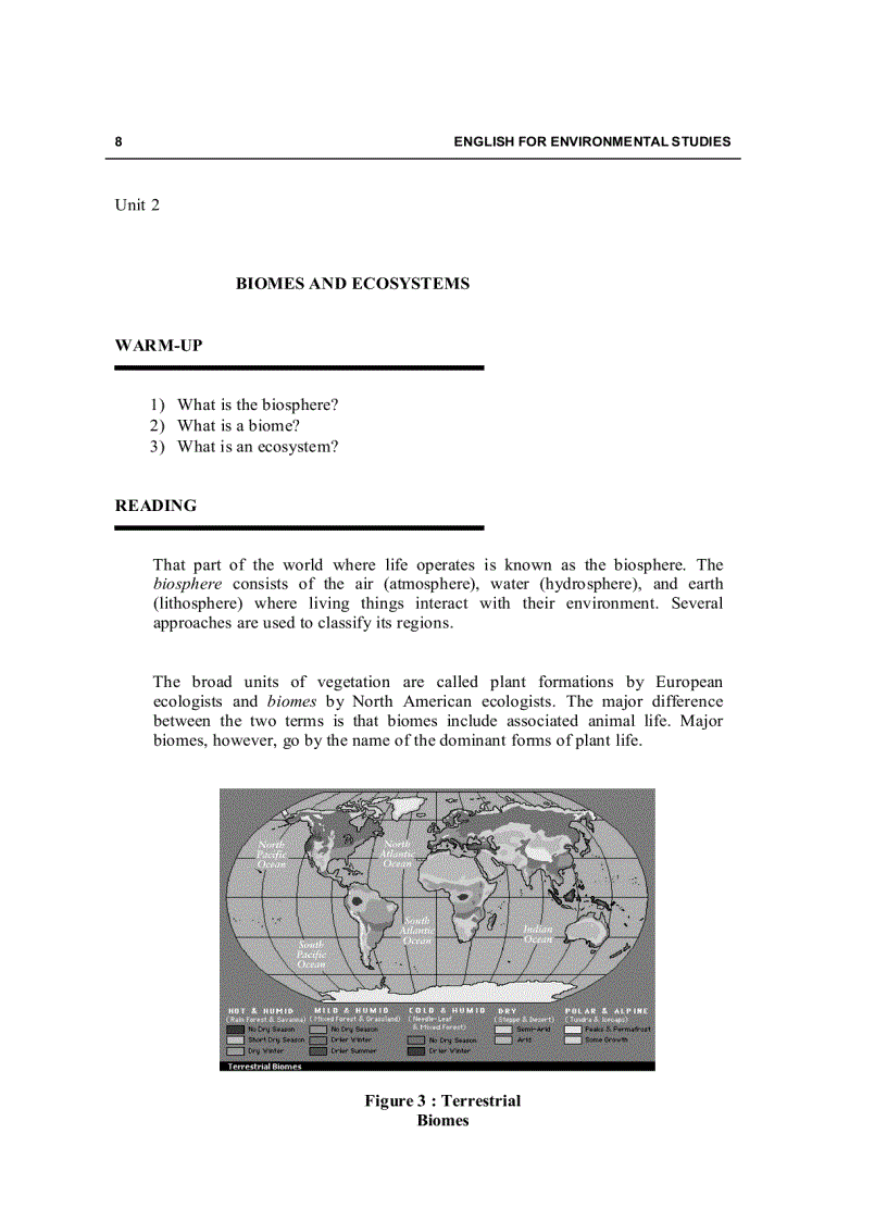 image for page Tiếng Anh chuyên ngành môi trường