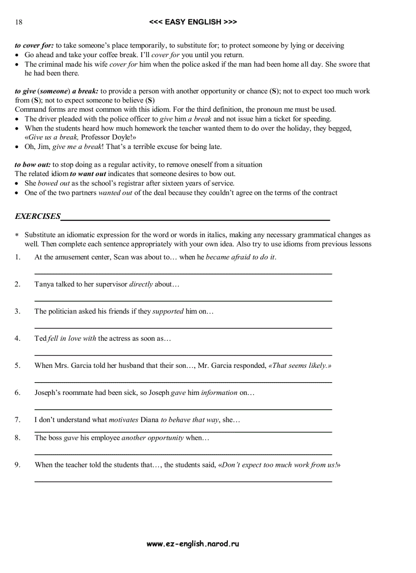 image for page Học Tiếng Anh qua Idioms trình độ Advanced