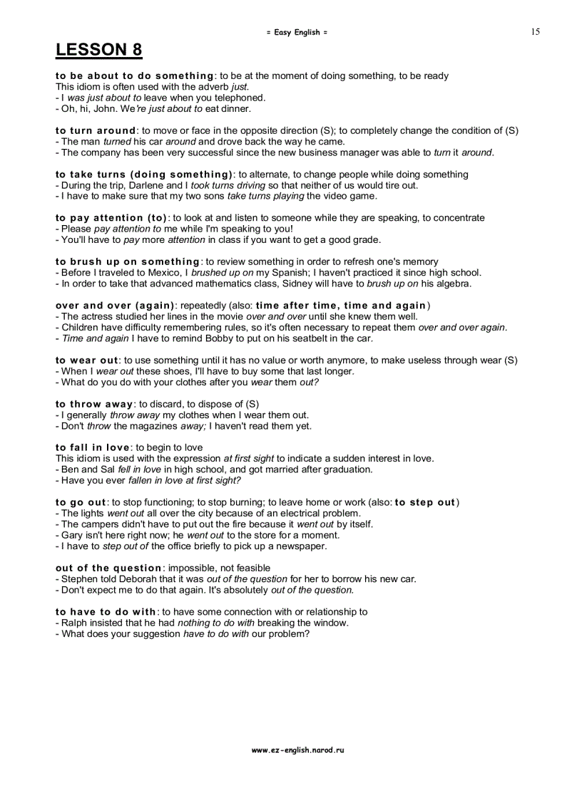 image for page Học Tiếng Anh qua Idioms trình độ Elementary