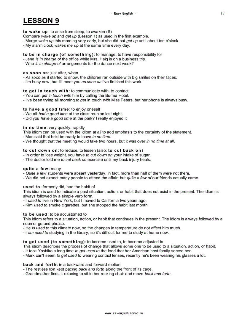 image for page Học Tiếng Anh qua Idioms trình độ Elementary