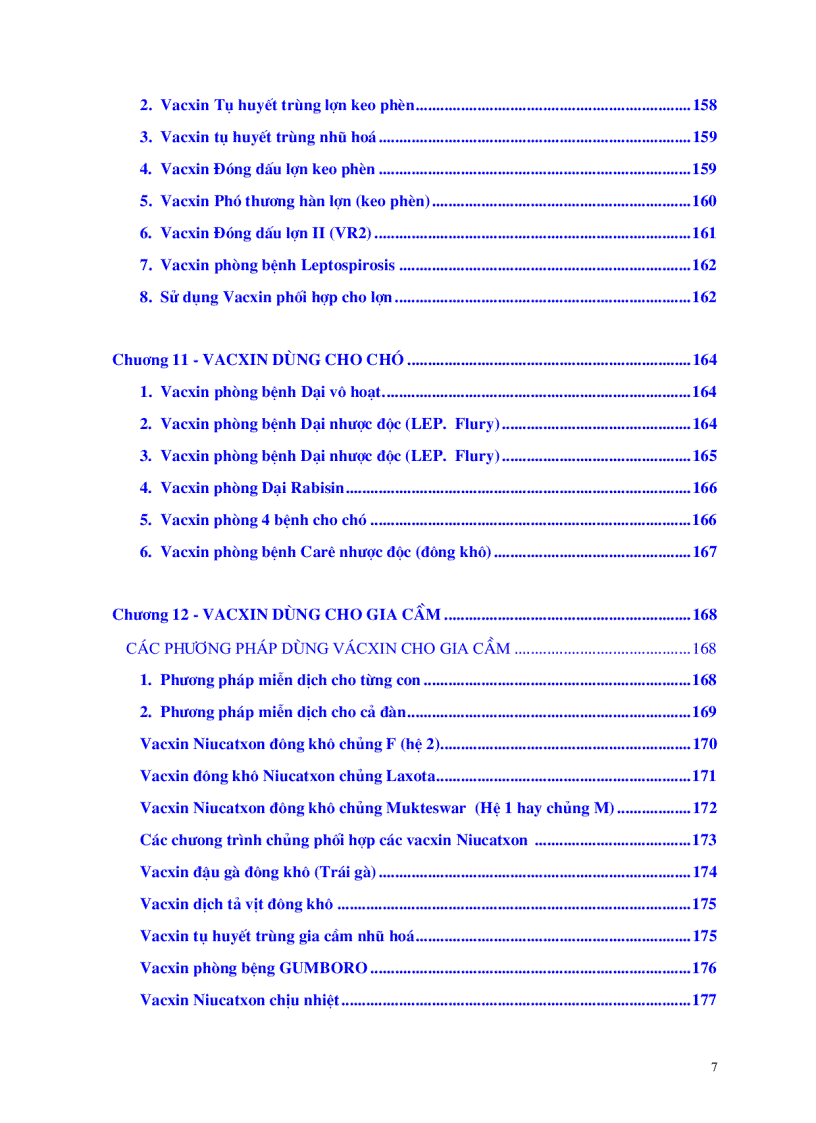 image for page Thuốc điều trị và các vacxin sử dụng trong thú y