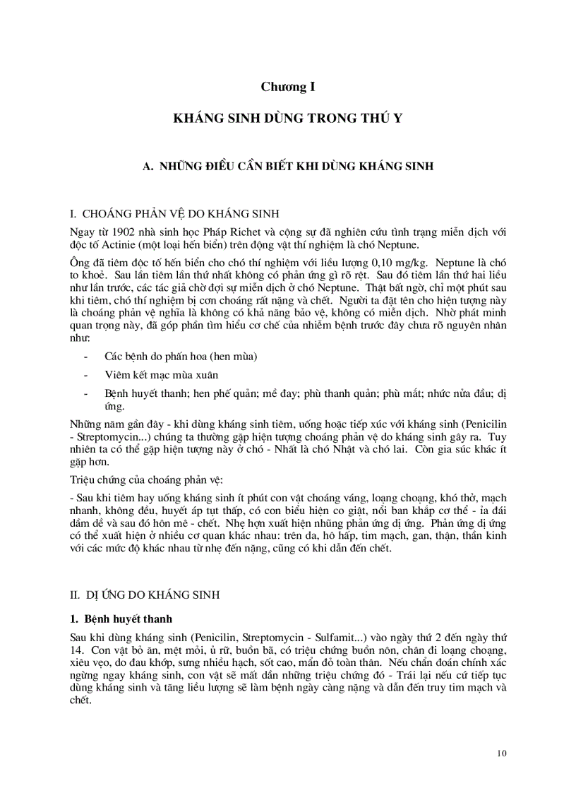 image for page Thuốc điều trị và các vacxin sử dụng trong thú y