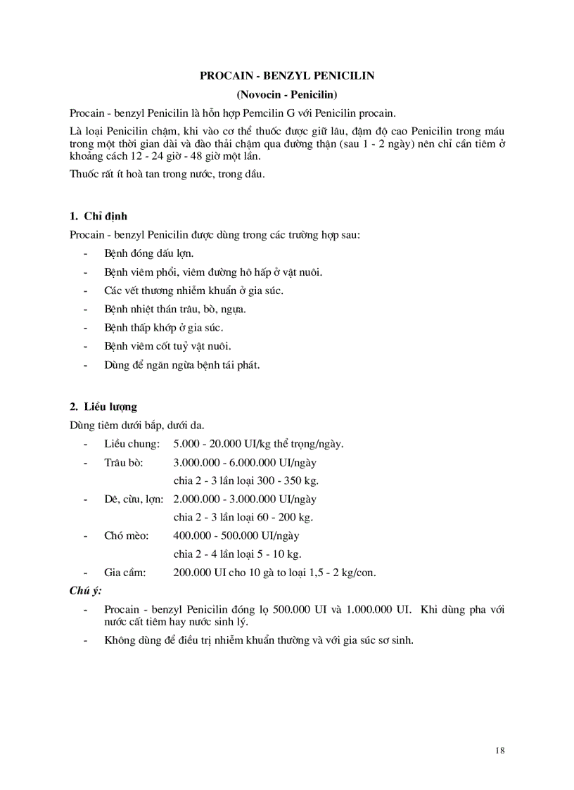 image for page Thuốc điều trị và các vacxin sử dụng trong thú y