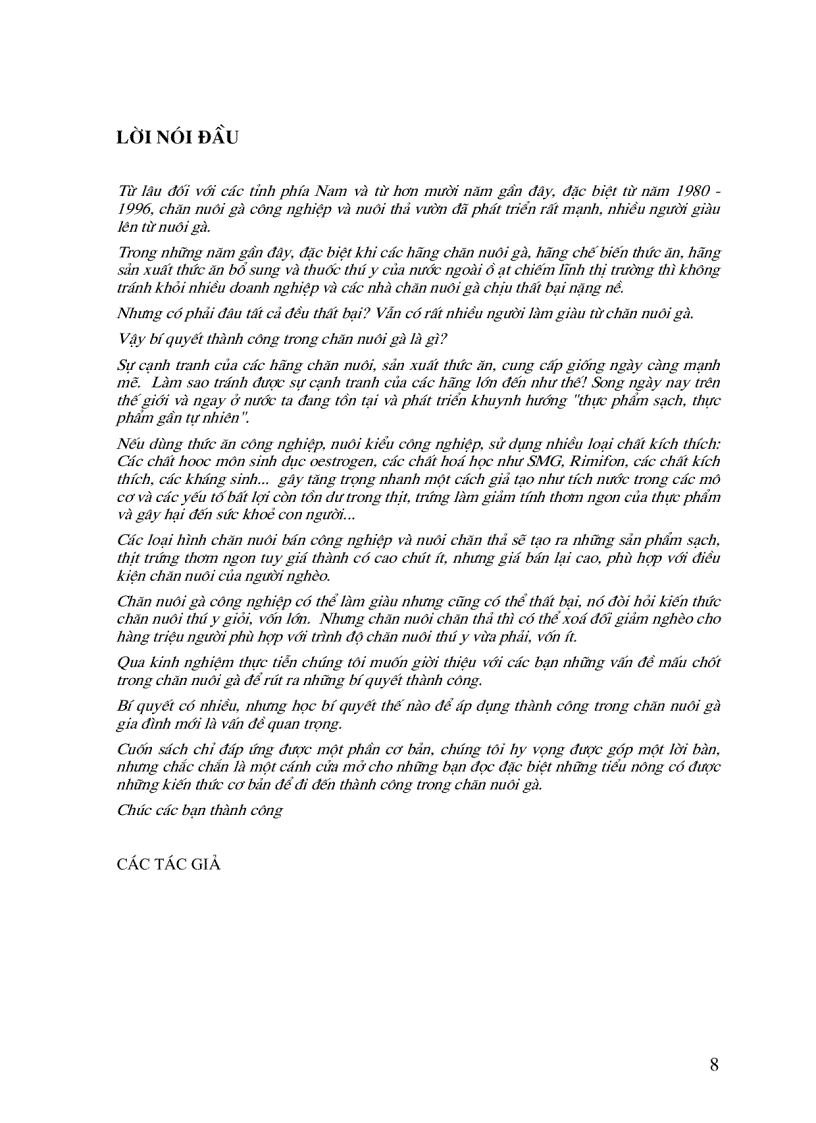 image for page Bí quyết thành công trong chăn nuôi gà