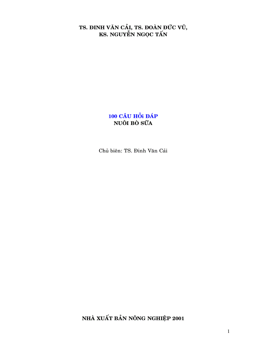 image for page 100 câu hỏi chăn nuôi bò sữa