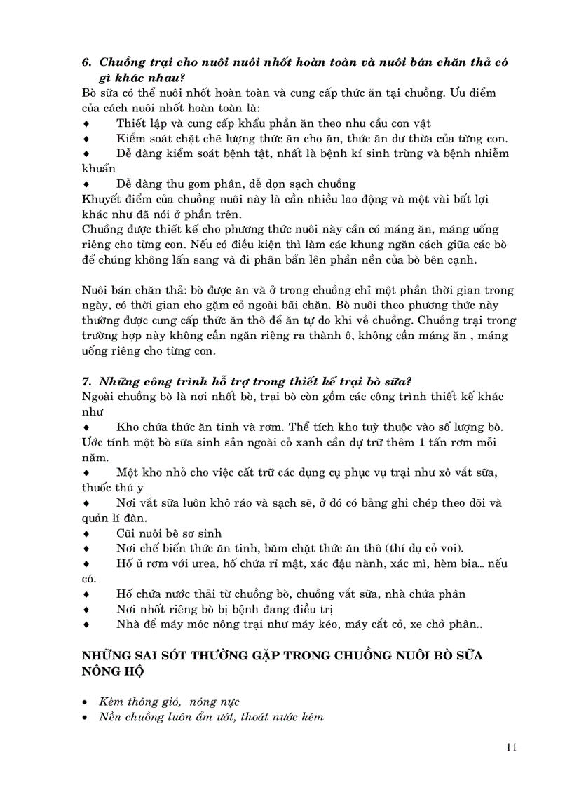 image for page 100 câu hỏi chăn nuôi bò sữa