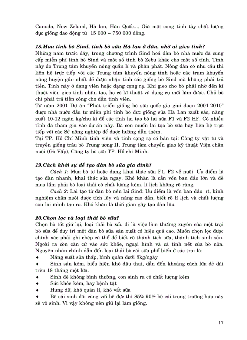 image for page 100 câu hỏi chăn nuôi bò sữa