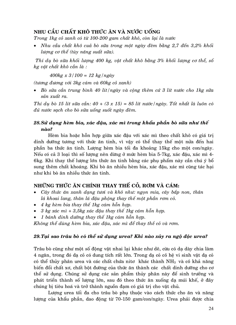 image for page 100 câu hỏi chăn nuôi bò sữa