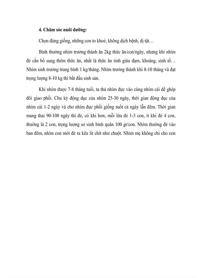 image for page Kỹ thuật nuôi nhím