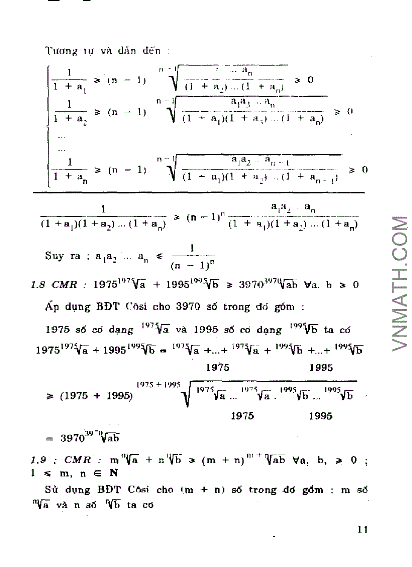 image for page Phương pháp kỹ thuật bất đẳng thức của Trần Phương sách hiếm