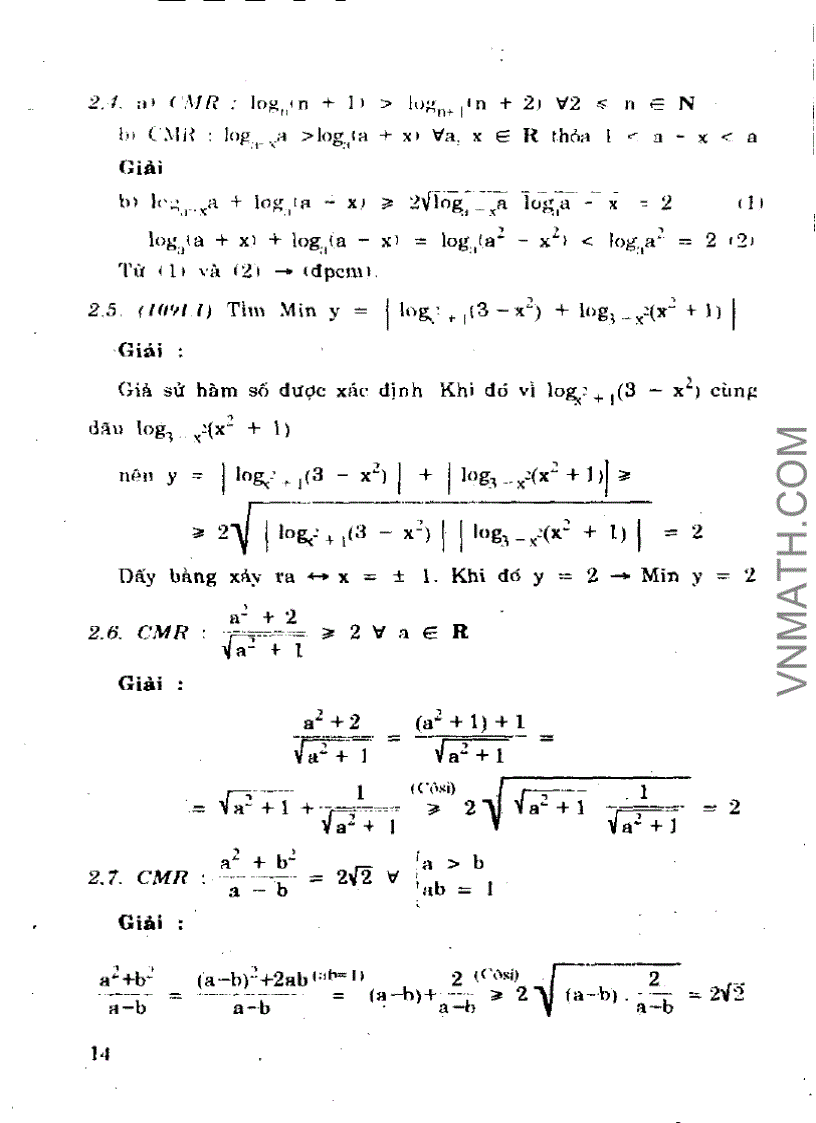 image for page Phương pháp kỹ thuật bất đẳng thức của Trần Phương sách hiếm