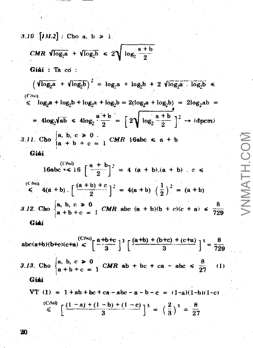 image for page Phương pháp kỹ thuật bất đẳng thức của Trần Phương sách hiếm