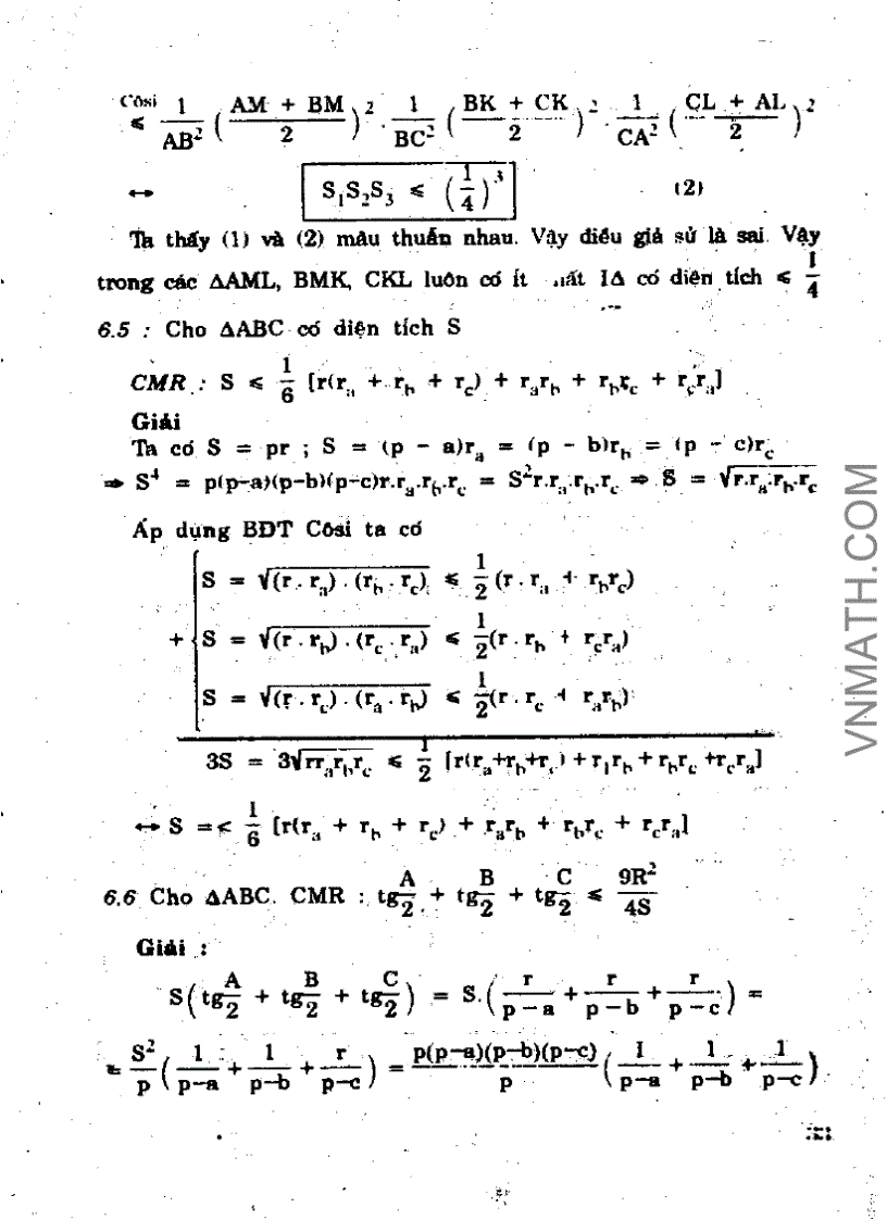 image for page Phương pháp kỹ thuật bất đẳng thức của Trần Phương sách hiếm