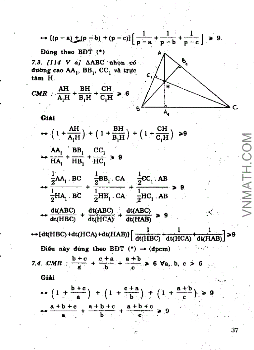 image for page Phương pháp kỹ thuật bất đẳng thức của Trần Phương sách hiếm