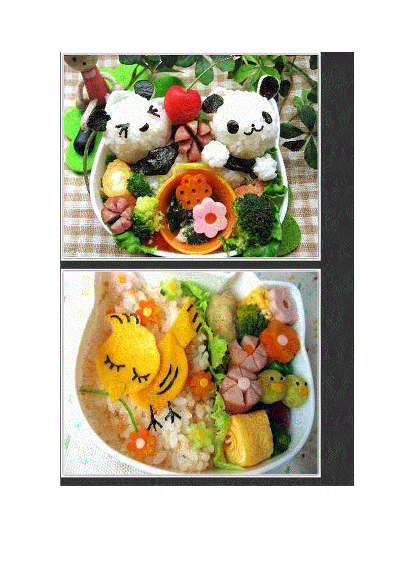 image for page Trang trí hộp cơm ngộ nghĩnh