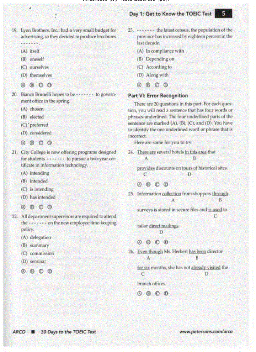 image for page Ebook 30 Day to the Toeic Test