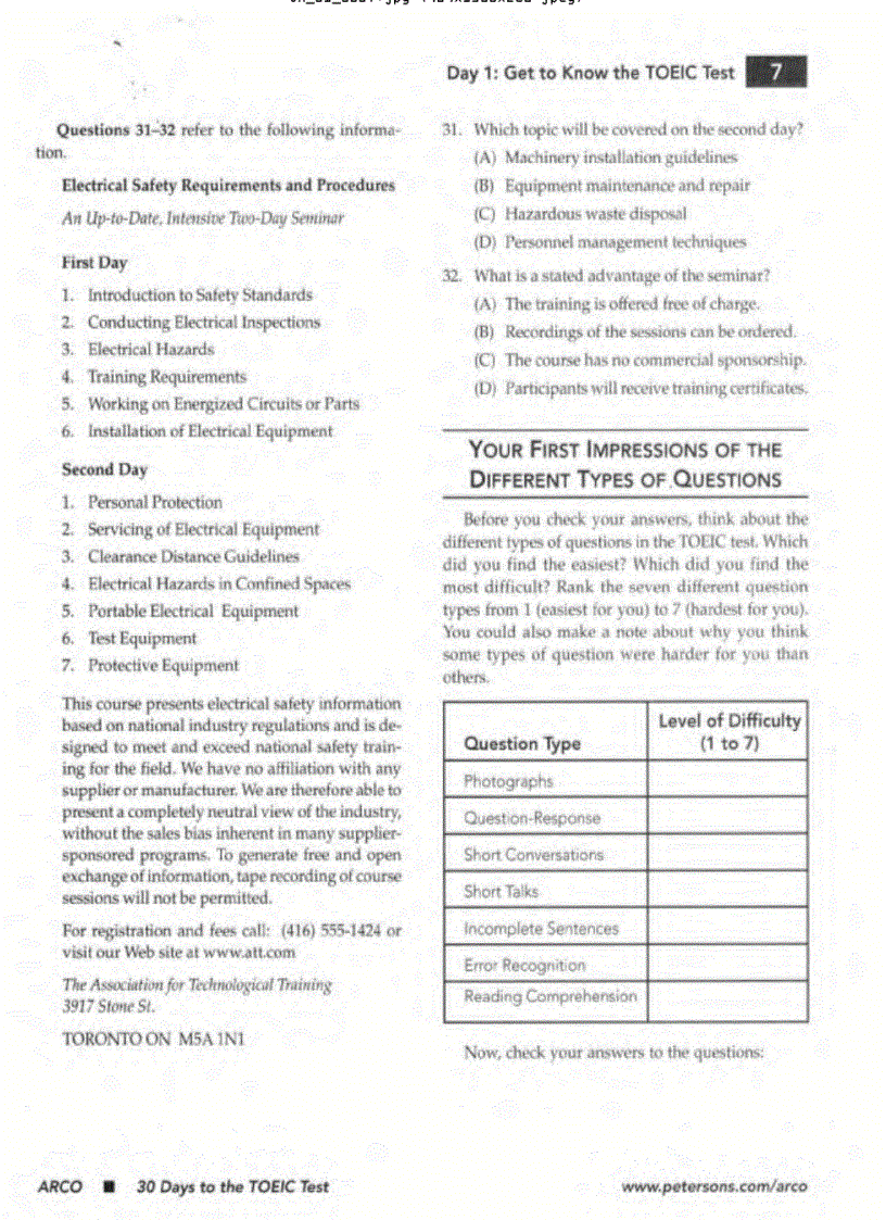 image for page Ebook 30 Day to the Toeic Test