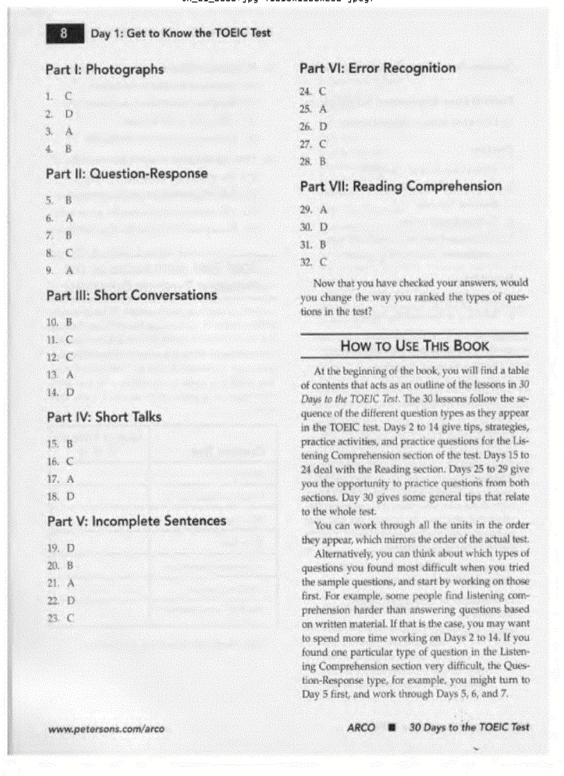 image for page Ebook 30 Day to the Toeic Test